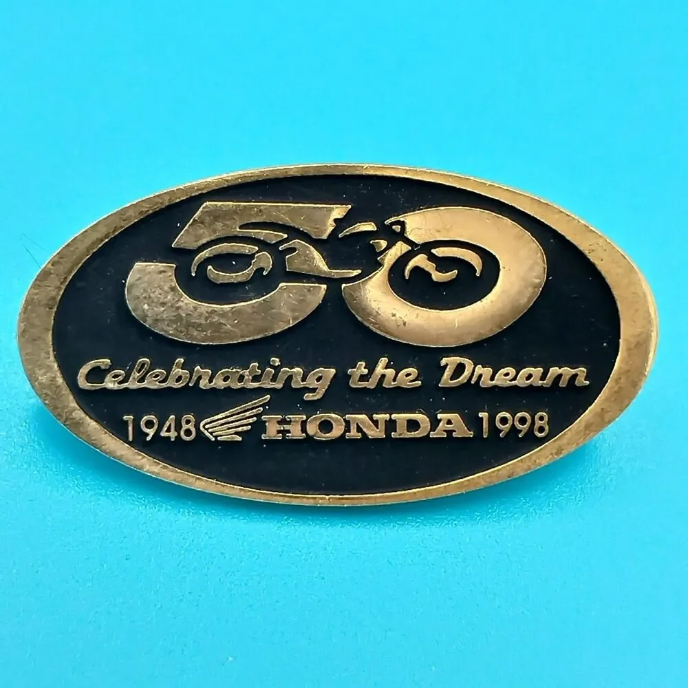 Honda Lapel Hat Pin Collectible 50 Years Anniversary Celebrating The Dream 1998